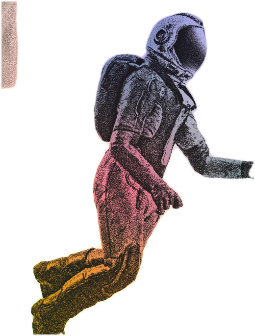Floating Portal astronaut